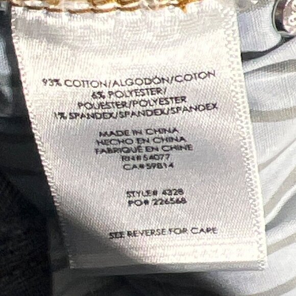 CABI Skinny Jeans Vintage Blue Wash Mid-Rise Sz 8 #4328 EUC - Picture 7 of 7